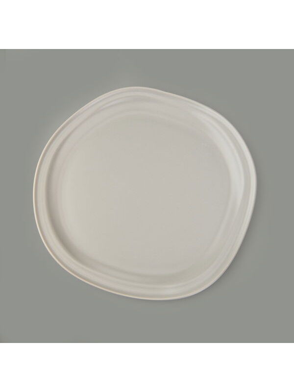 Evidea Kitchen Bloom Servis Tabağı - Gri - 29 cm
