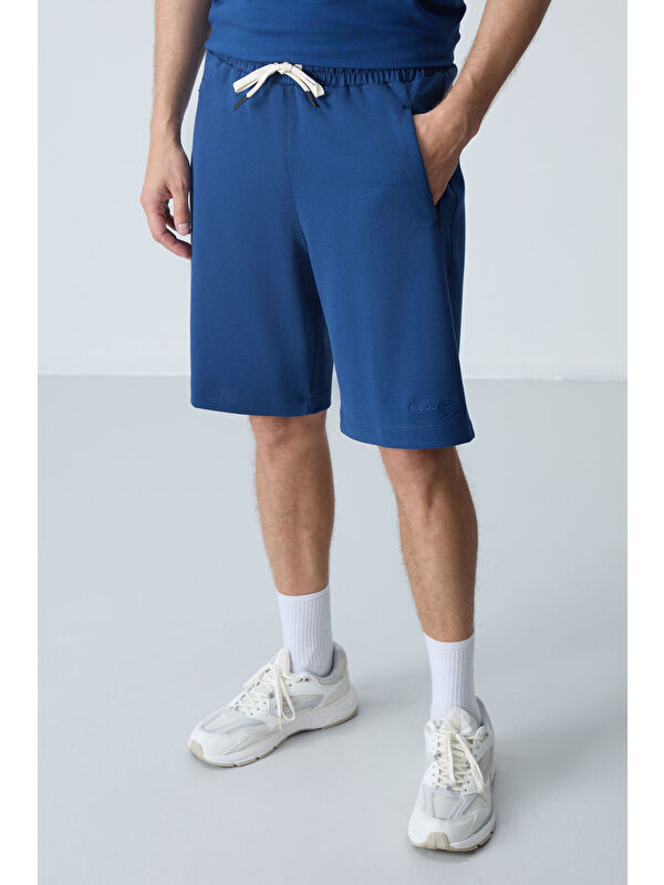 Tommylife Parlament Pamuklu Kalın Yumuşak Dokulu Standart  Fit Basic Erkek Şort  - 81276