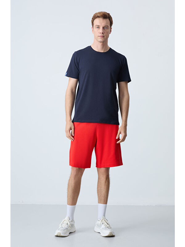Tommylife Fiesta Pamuklu Kalın Yumuşak Dokulu Standart  Fit Basic Erkek Şort  - 81276