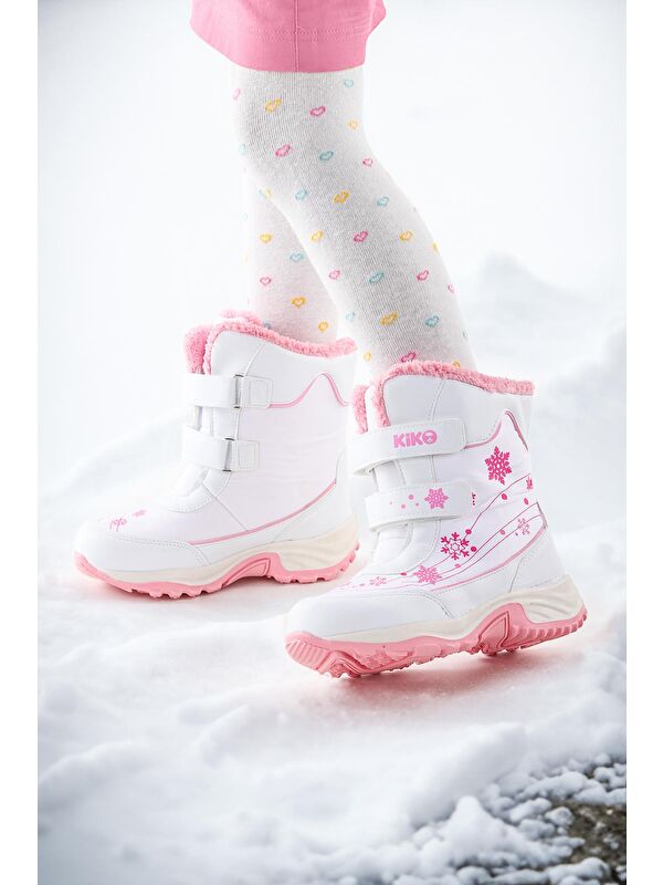 Kartanesi Cırtlı Kız Çocuk Kar Bot Soğuk Suya Dayanıklı - Görsel 3