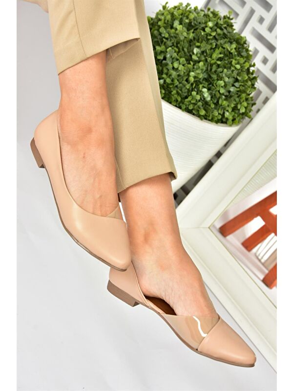 Fox Shoes Yeşil Fox Shoes Günlük Kadın Babet P726143009