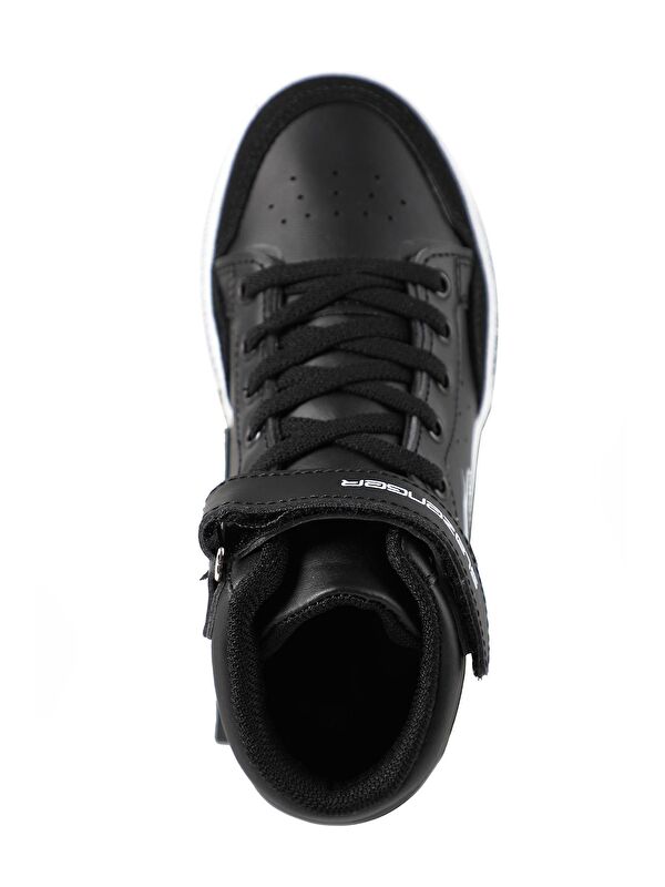 PACE Erkek Çocuk Cırt Cırtlı Siyah / Beyaz Günlük Spor Ayakkabısı - Görsel 6