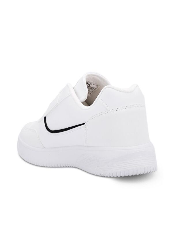 MALL I Erkek Cırt Cırtlı Beyaz Günlük Spor Ayakkabısı - Görsel 4