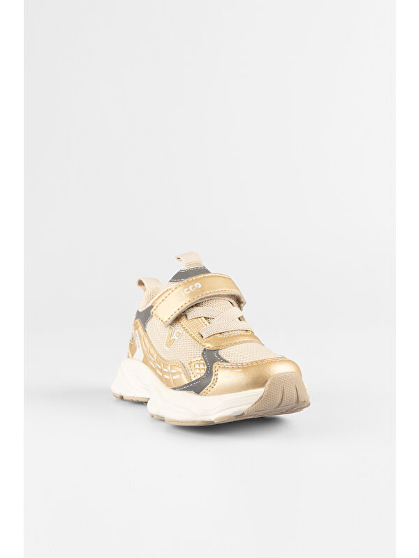 Tag Basic Kız Okul Öncesi Altın Spor Ayakkabı - Görsel 4