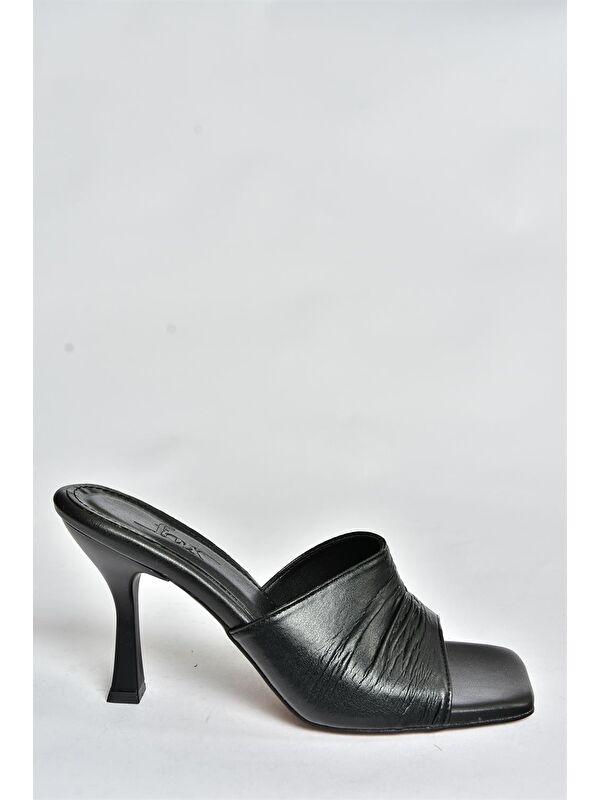 P590233809 Siyah Kadın Terlik - Görsel 6