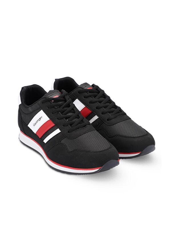 ORIGIN I Sneaker Erkek Ayakkabı Siyah / Kırmızı - Görsel 3