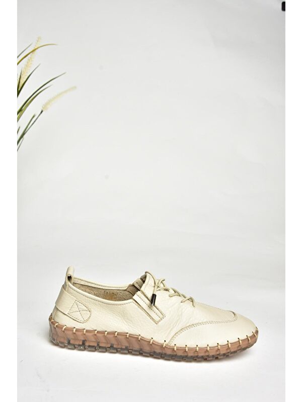 Fox Shoes U5551305 Bej Kadın Casual Ayakkabı