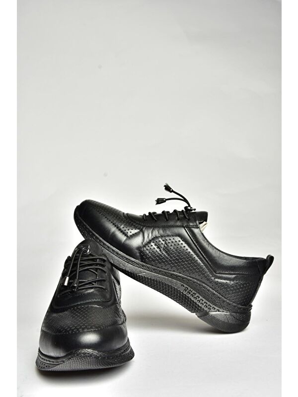 U5401026 Siyah/Siyah Kadın Sneakers - Görsel 3