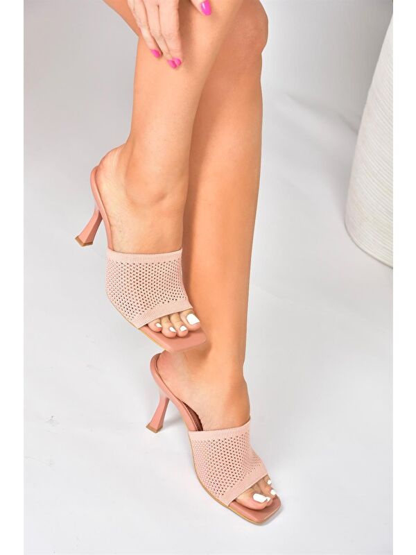 P590033357 Pudra Kadın Terlik - Görsel 2