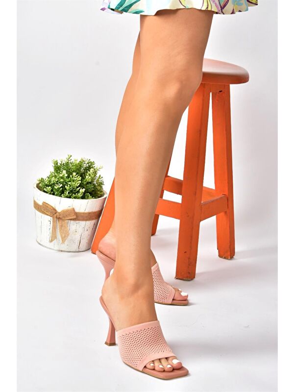 P590033357 Pudra Kadın Terlik - Görsel 3