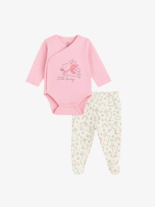 Luggi Baby Uzun Kollu Kız Bebek Takım