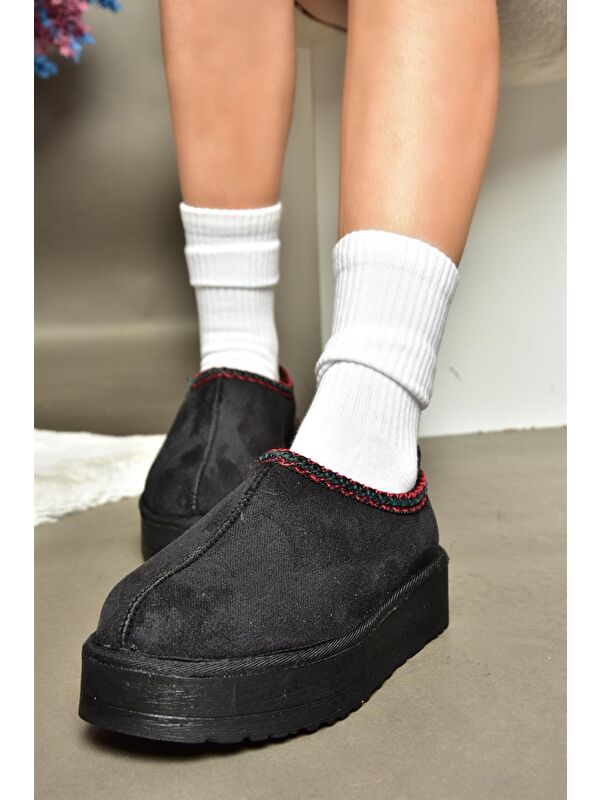 R6120473 Siyah Kadın Terlik - Görsel 4