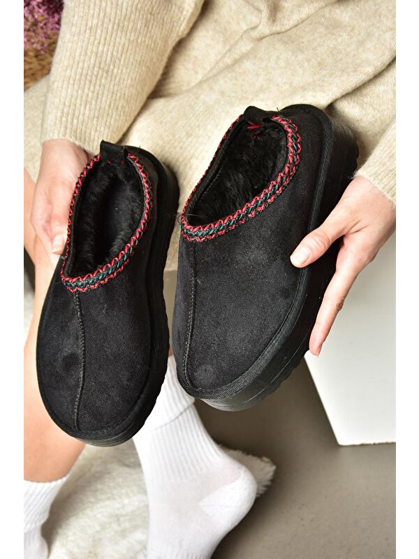 R6120473 Siyah Kadın Terlik - Görsel 5