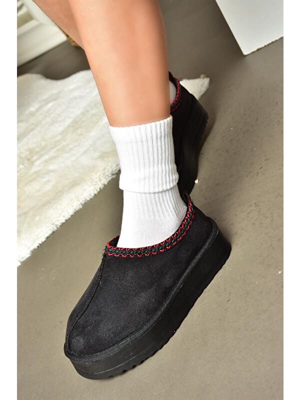 R6120473 Siyah Kadın Terlik - Görsel 6