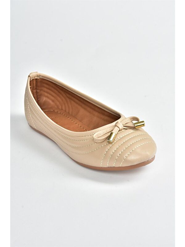 Fox Shoes Bej Fox Shoes Günlük Kadın Babet M250013009