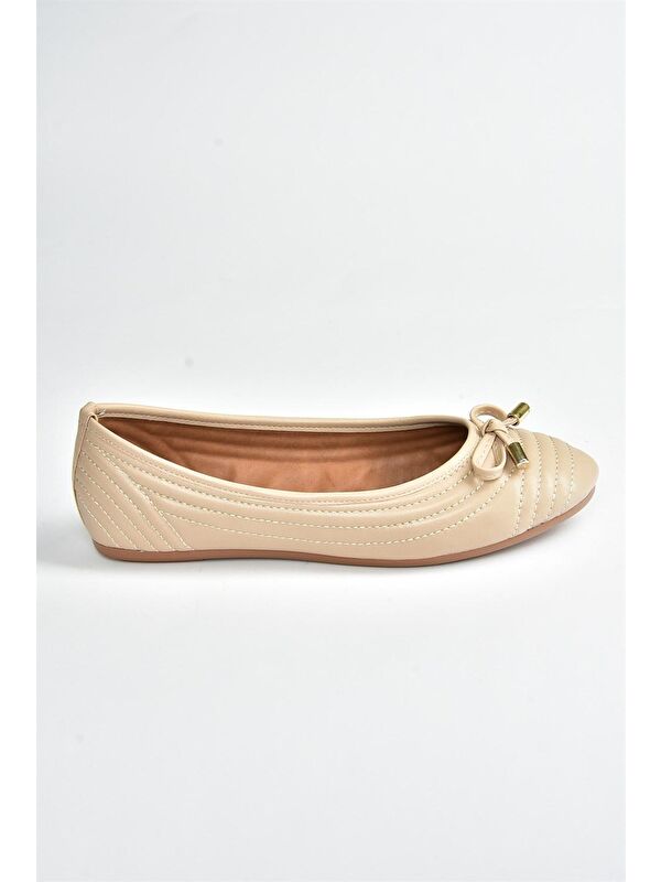 Fox Shoes Bej Fox Shoes Günlük Kadın Babet M250013009