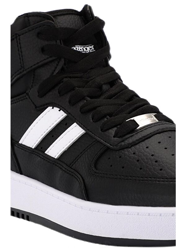 DAPHNE HIGH Erkek Sneaker Ayakkabı Siyah / Beyaz - Görsel 5