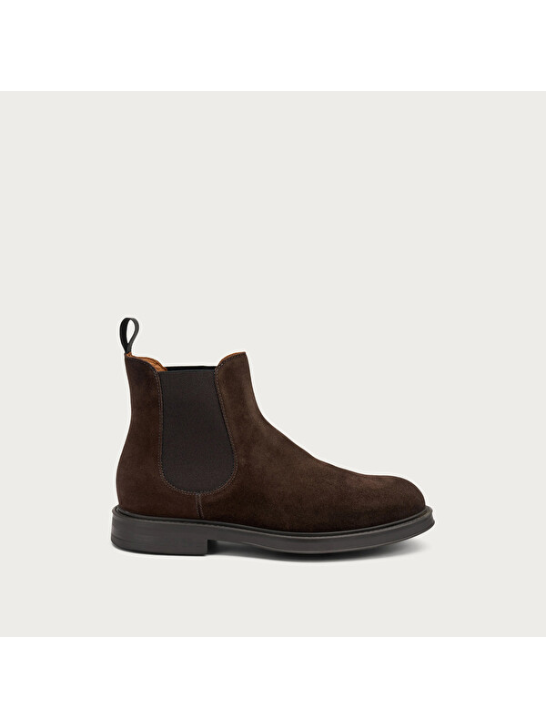 Frau Erkek Bot 73A3 WAXY Ankle Boot PEPE (Dark Brown)