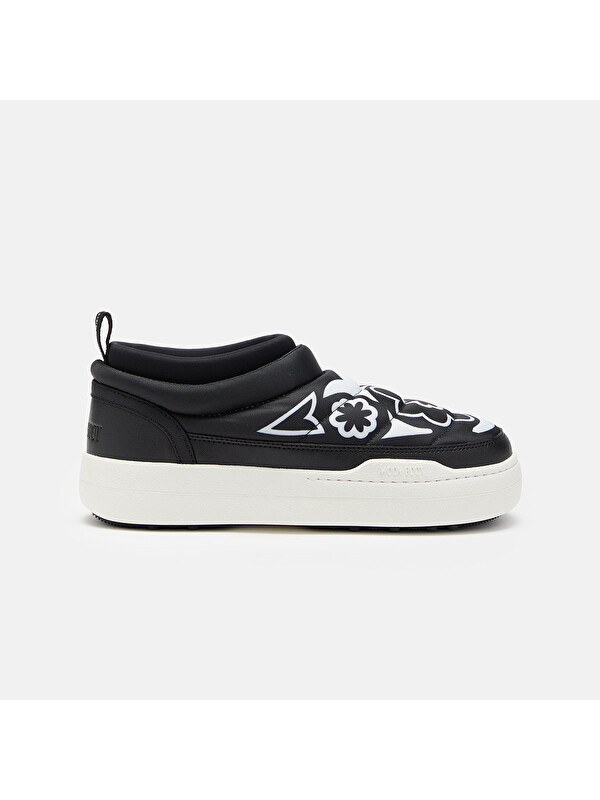 Moon Boot Kadın Sneaker 80D2470030-NA02 Park Soft Flower Black/Whıte