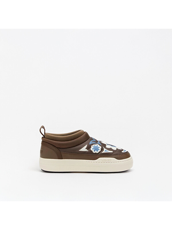 Moon Boot Kadın Sneaker 80D2470030-MH07 Park Soft Flower Brown/Elephant Grey
