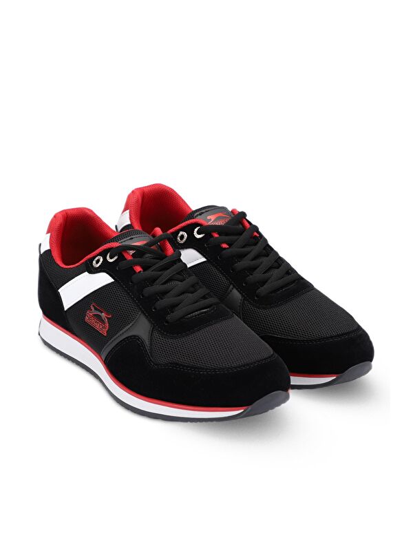 OLIVIERA I Erkek Siyah / Kırmızı Günlük Spor Ayakkabısı - Görsel 3