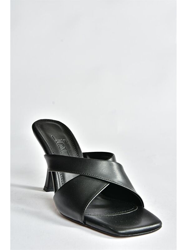 P590033009 Siyah Kadın Terlik - Görsel 5