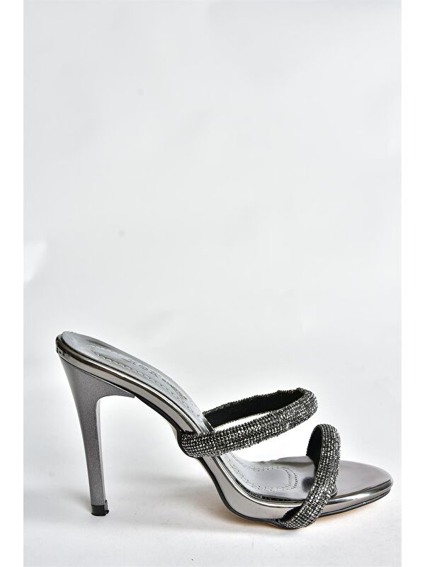 P251862034 Platin Kadın Terlik - Görsel 5