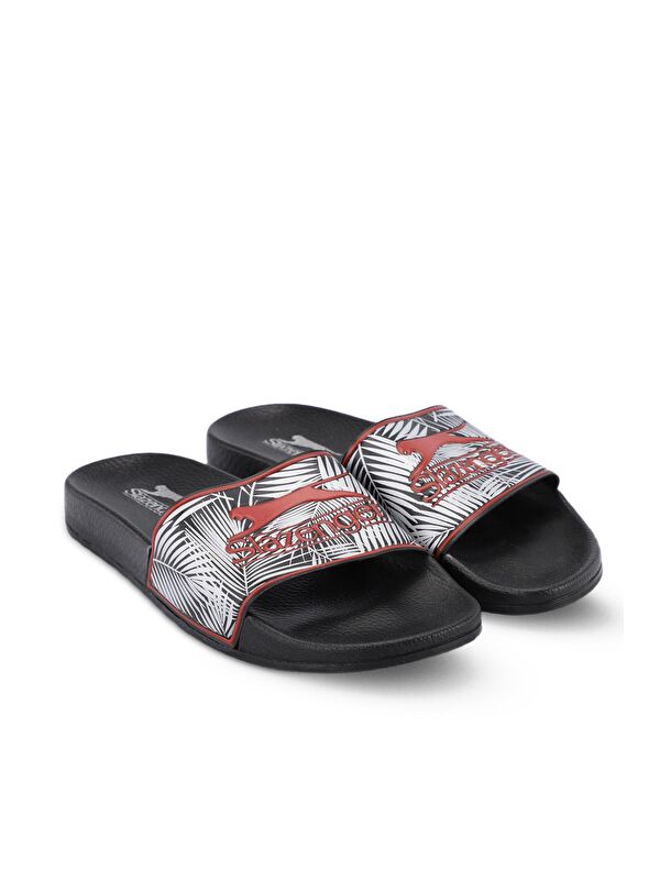 FEVER Erkek Terlik Siyah / Kırmızı - Görsel 3