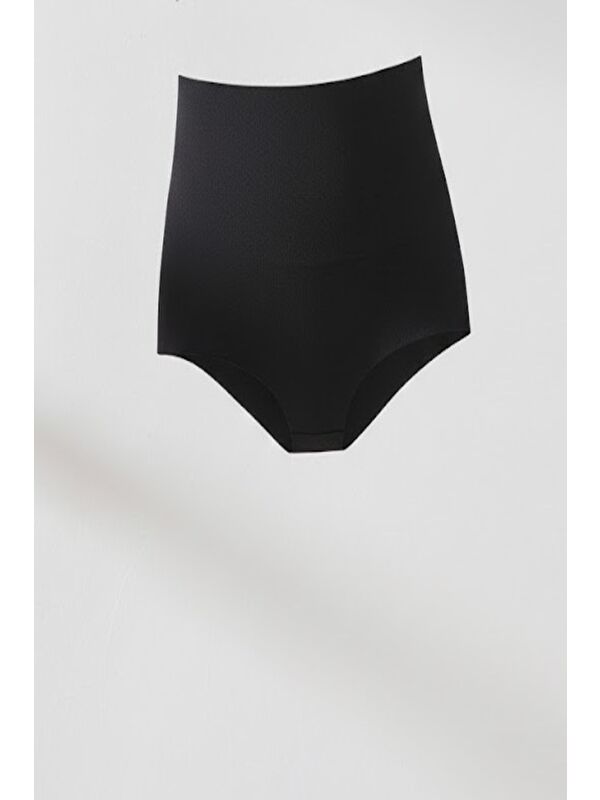 C&City C12708 Kadın Lazer Yüksek Bel Kesim Slip Korse Siyah