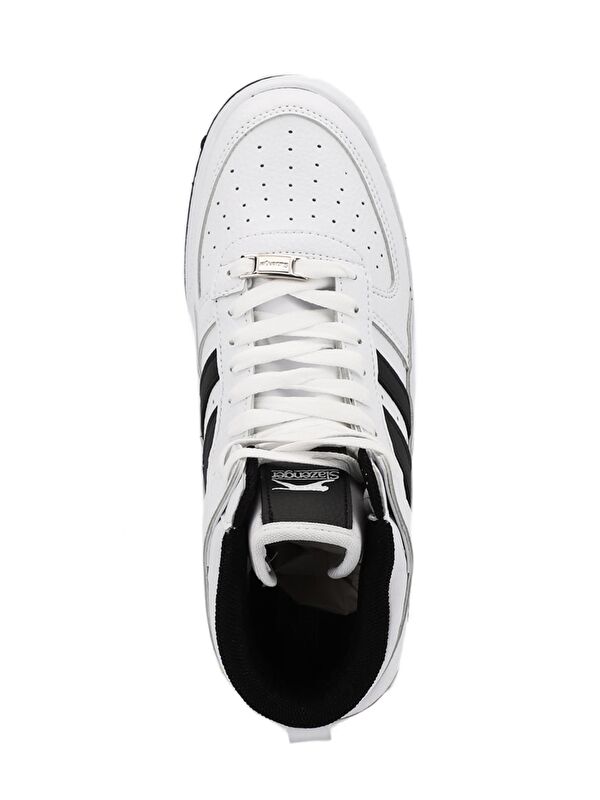 DAPHNE HIGH Sneaker Kadın Ayakkabı Beyaz / Siyah - Görsel 6