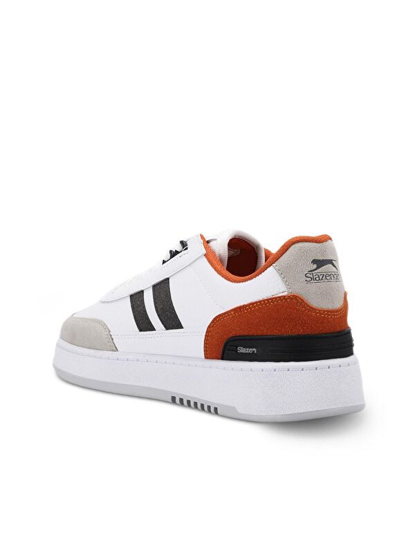 DAPHNE Kadın Sneaker Ayakkabı Beyaz / Turuncu - Görsel 4