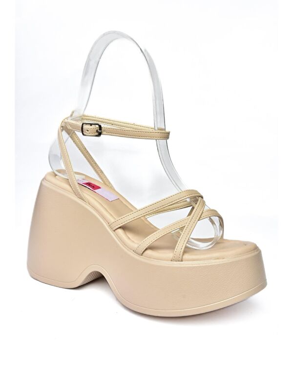 P973000609 Ten Dolgu Taban Kadın Ayakkabı - Görsel 6