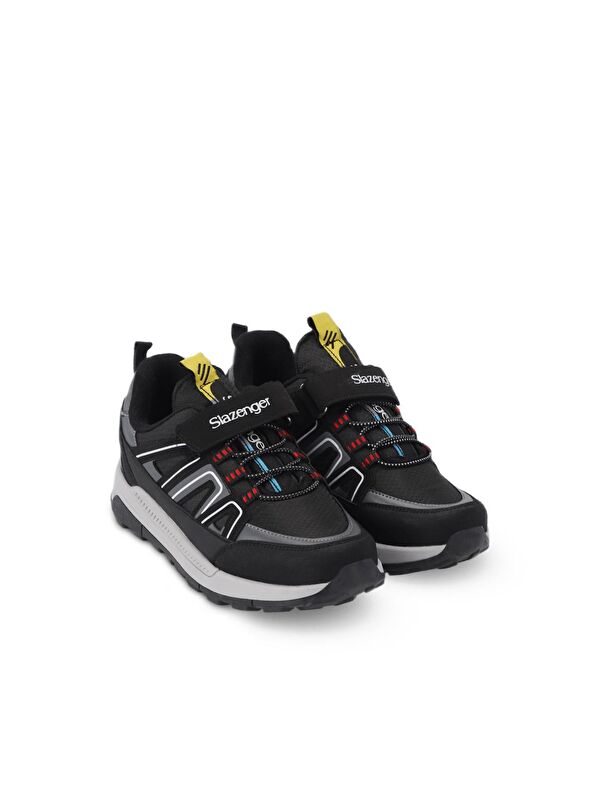 KROSS KTN Unisex Çocuk Cırt Cırtlı Siyah / Beyaz Günlük Spor Ayakkabısı - Görsel 3