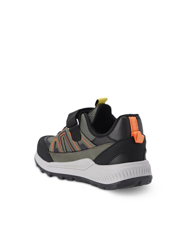 KROSS KTN Sneaker Unisex Çocuk Ayakkabı Haki / Turuncu - Görsel 4