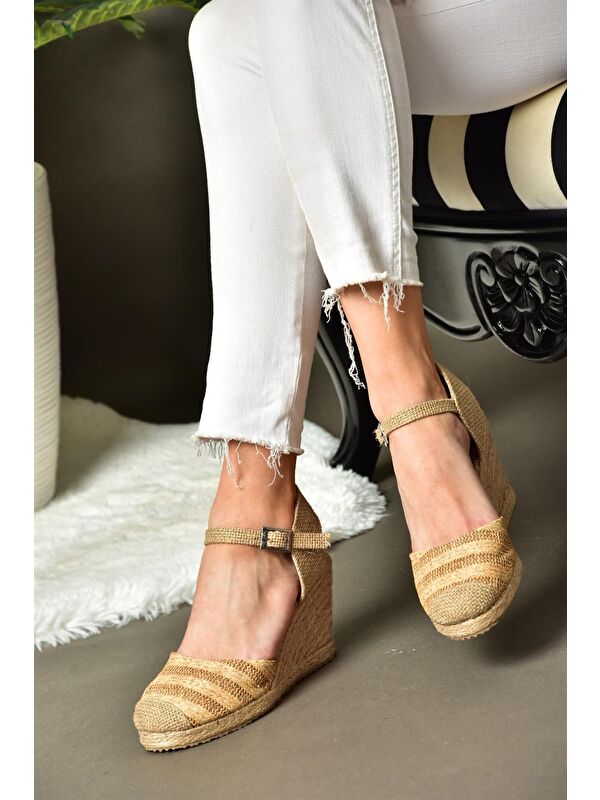 P241612017 Ten Dolgu Taban Kadın Ayakkabı - Görsel 4