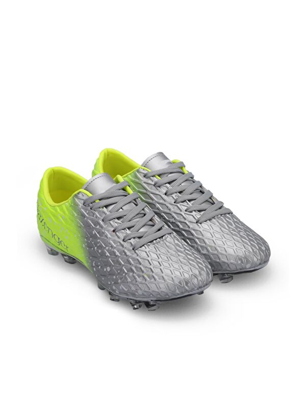 HANIA KRP Futbol Erkek Çocuk Krampon Ayakkabı Gri - Görsel 3