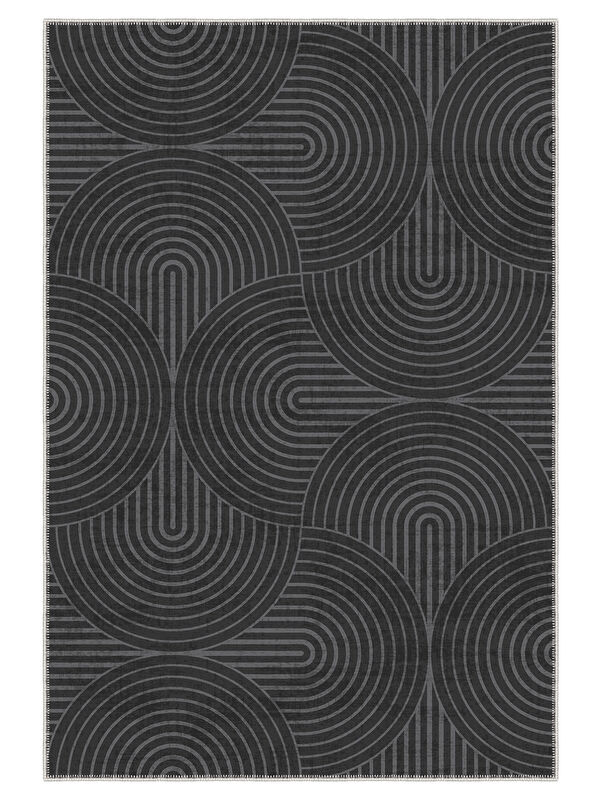 Homefesto Özel Tasarım Kaymaz Taban İnce Yıkanabilir Modern Halı WOOKECE1401 120x180