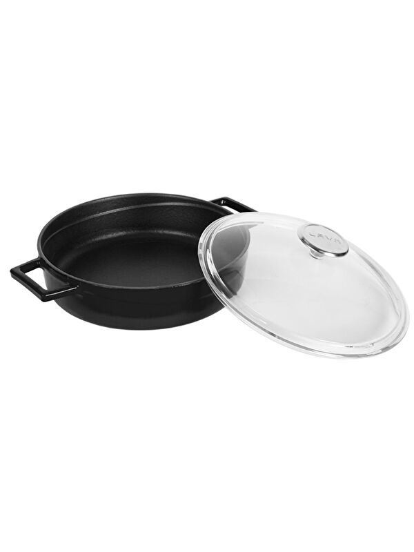 LAVA Çok Amaçlı Yayvan Tencere. Glaze Serisi Çap(Ø)28cm.