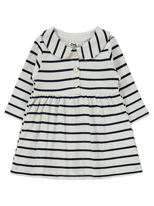 Civil Baby Çizgili 6-18 Ay Elbise