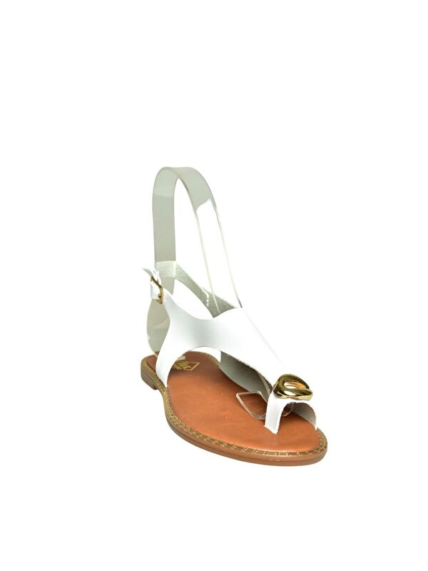 Beyaz Kadın Sandalet U6522271 - Görsel 3