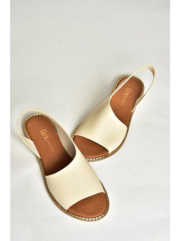 Bej Kadın Sandalet U8768606 - Görsel 3