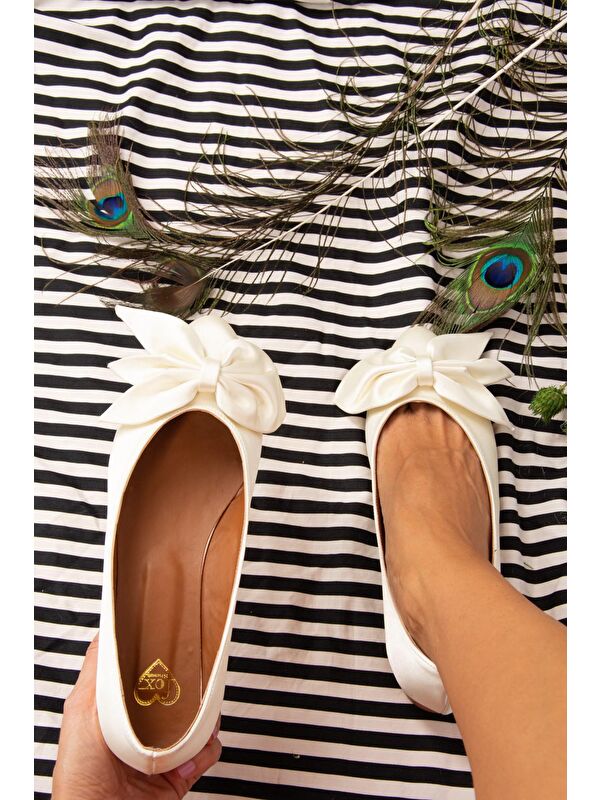 Fox Shoes Mavi Fox Shoes Babet Kadın