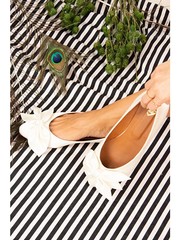 Fox Shoes Mavi Fox Shoes Babet Kadın