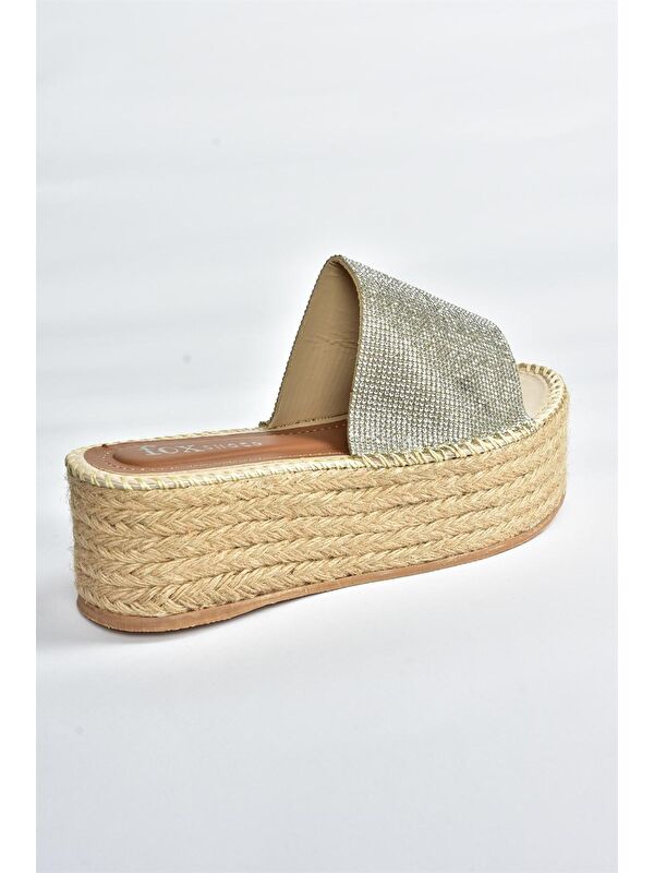 M882201017 Gümüş Kadın Terlik - Görsel 6