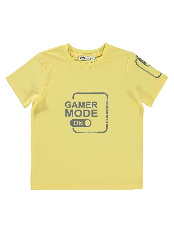 Civil Boys Gamer Mode Reflektör Baskılı 2-5 Yaş Tişört