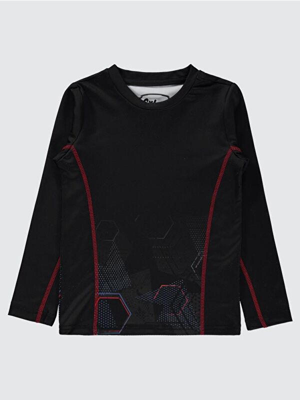 Civil Boys Geometrik Desen Baskılı 6-9 Yaş Sweatshirt