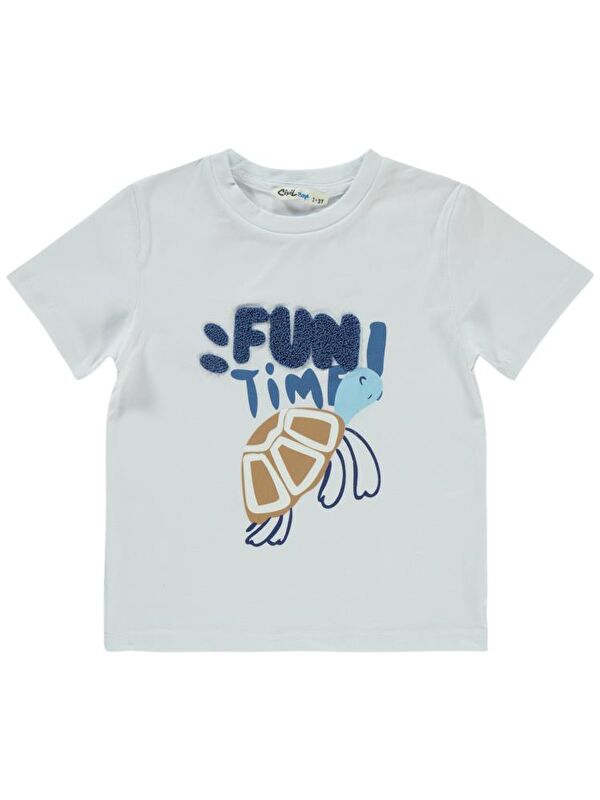 Civil Boys Fun Time Baskılı 2-5 Yaş Tişört
