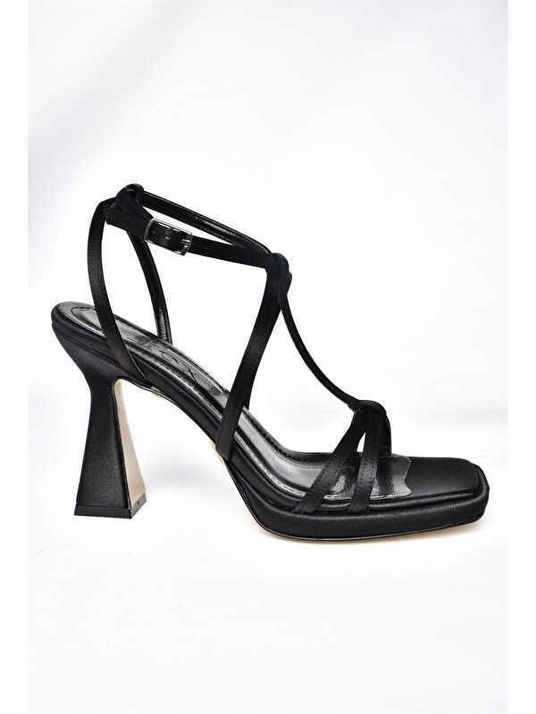 P5692133 Siyah Kadın Topuklu Ayakkabı - Görsel 6