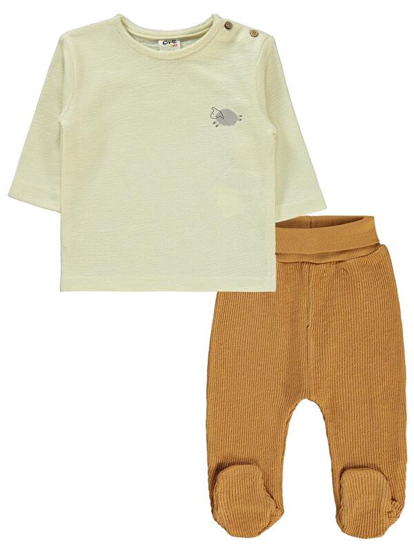 Civil Baby Kuzu Baskılı 3-12 Ay Takım