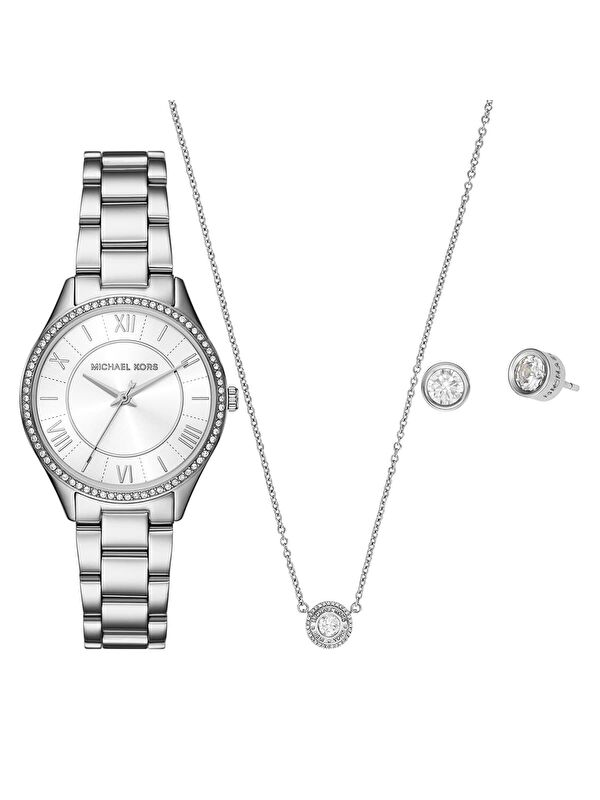Michael Kors MK4851SET Kadın Kol Saati Kolye ve Küpe Seti